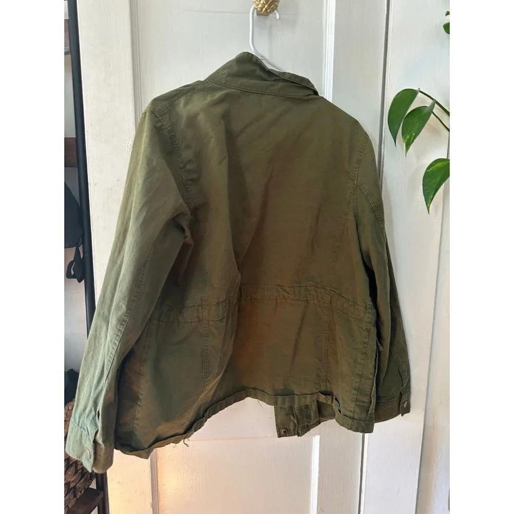 Women’s size Large Navy Green jacket - Picture 5 of 6